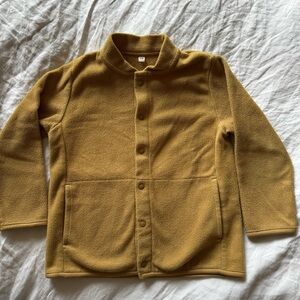 Muji Kids Mustard Fleece Jacket